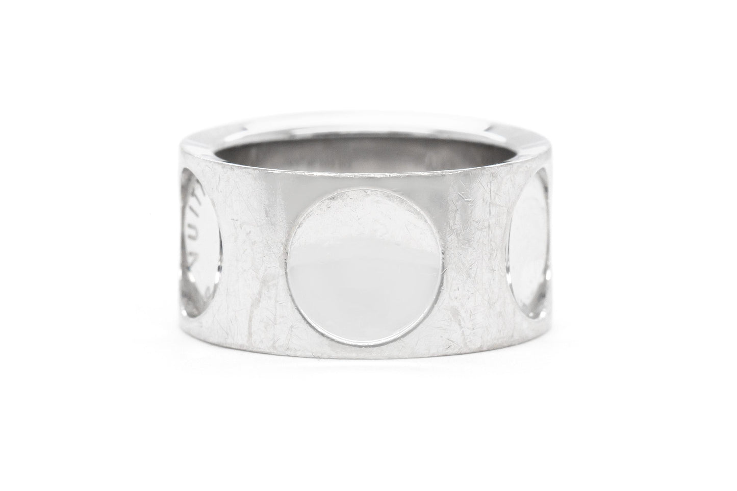 Louis Vuitton Empreinte White Gold Band