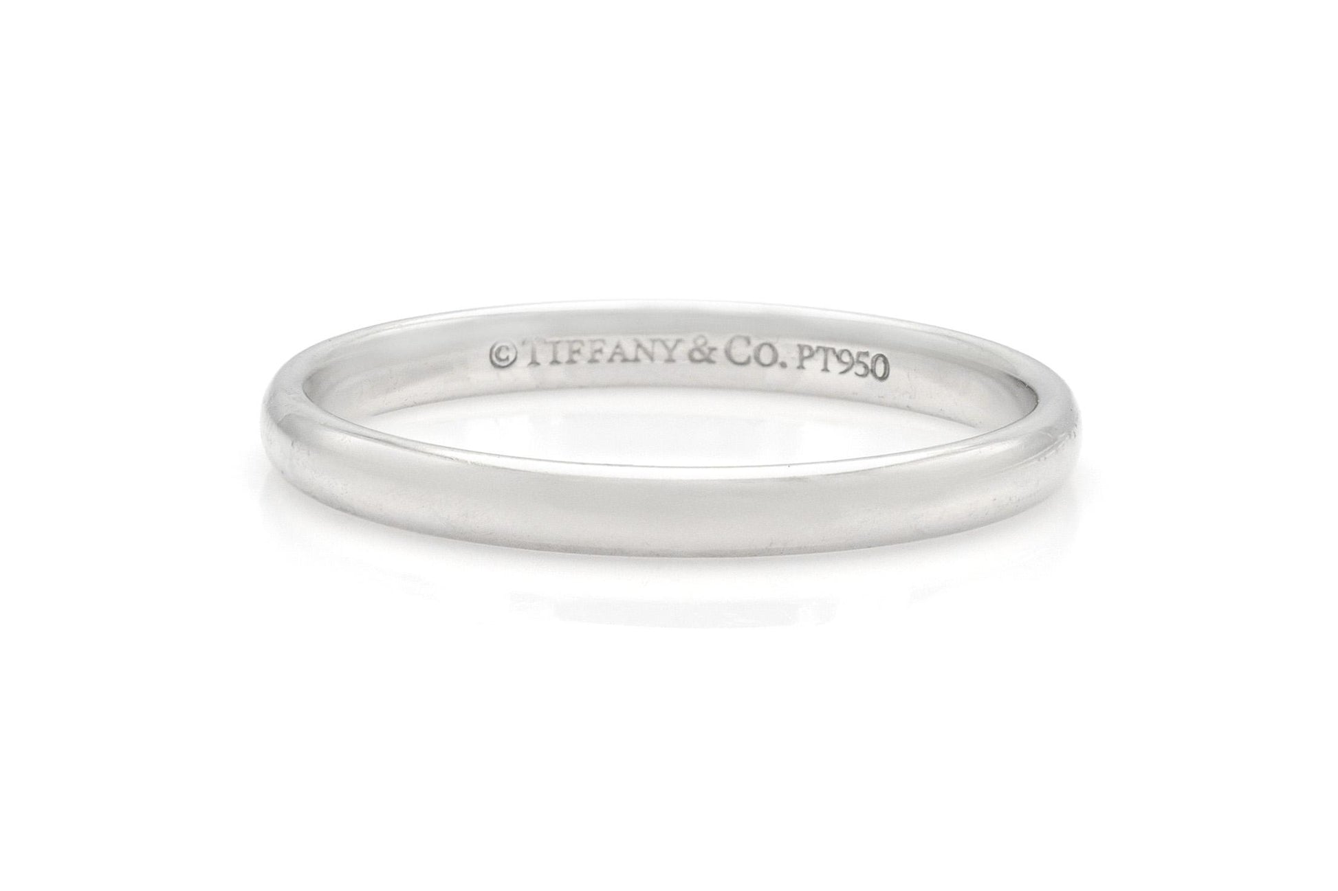 Tiffany & Co. Platinum Wedding Band
