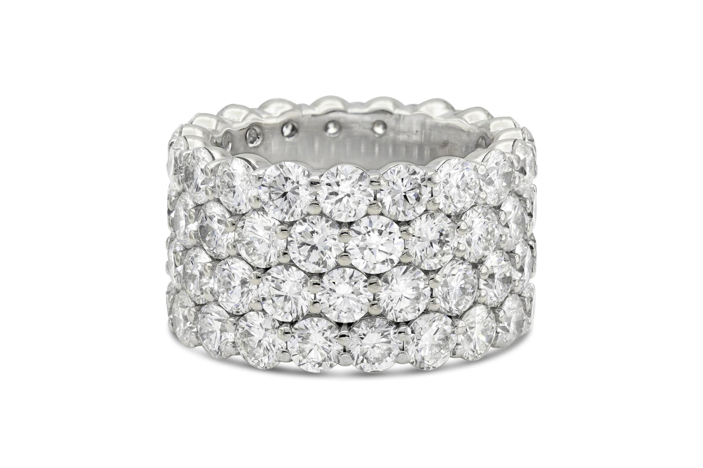 11.40 Carat Diamond Wide Band