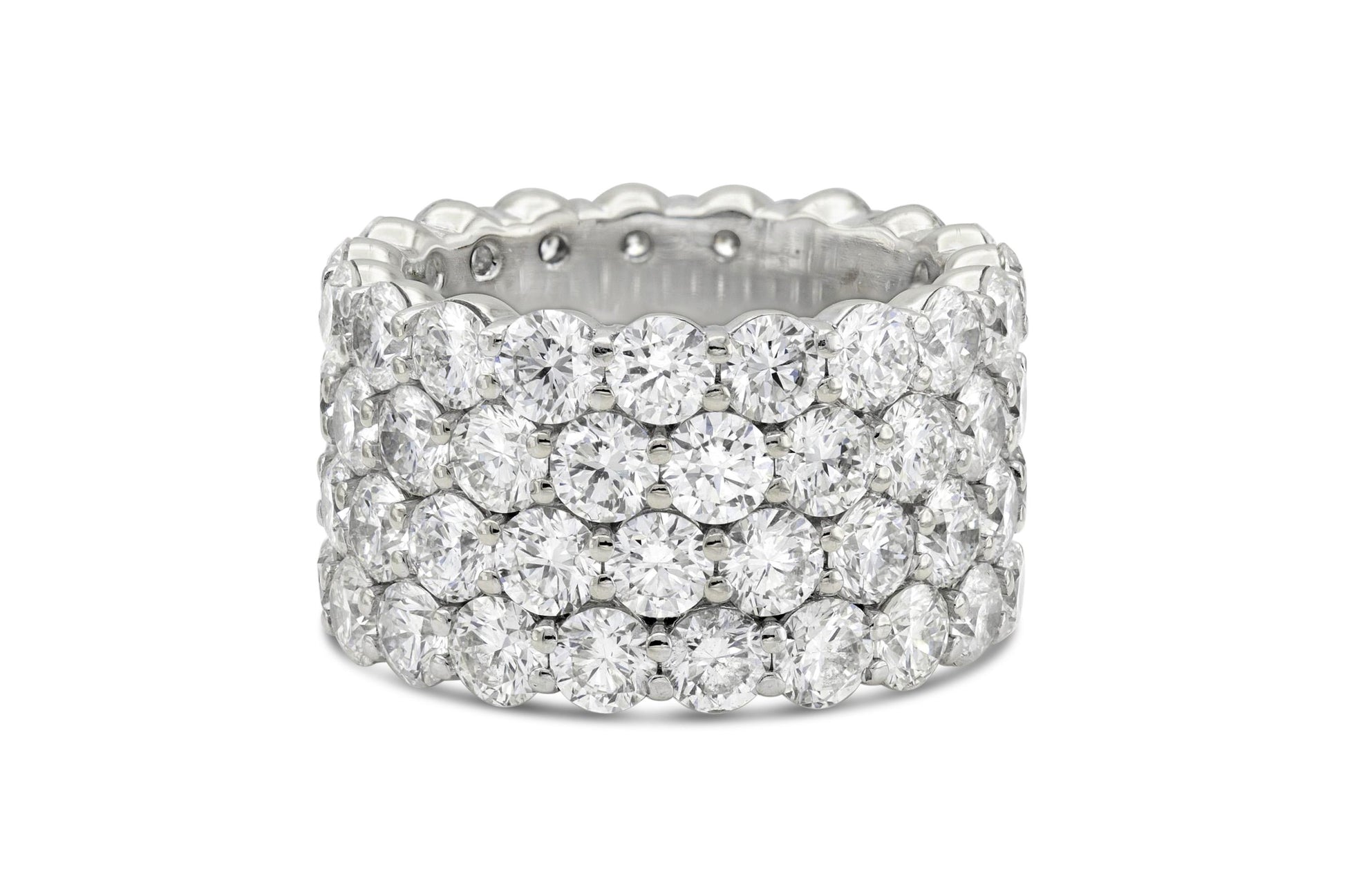 11.40 Carat Diamond Wide Band