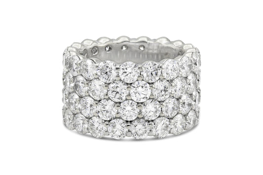 11.40 Carat Diamond Wide Band