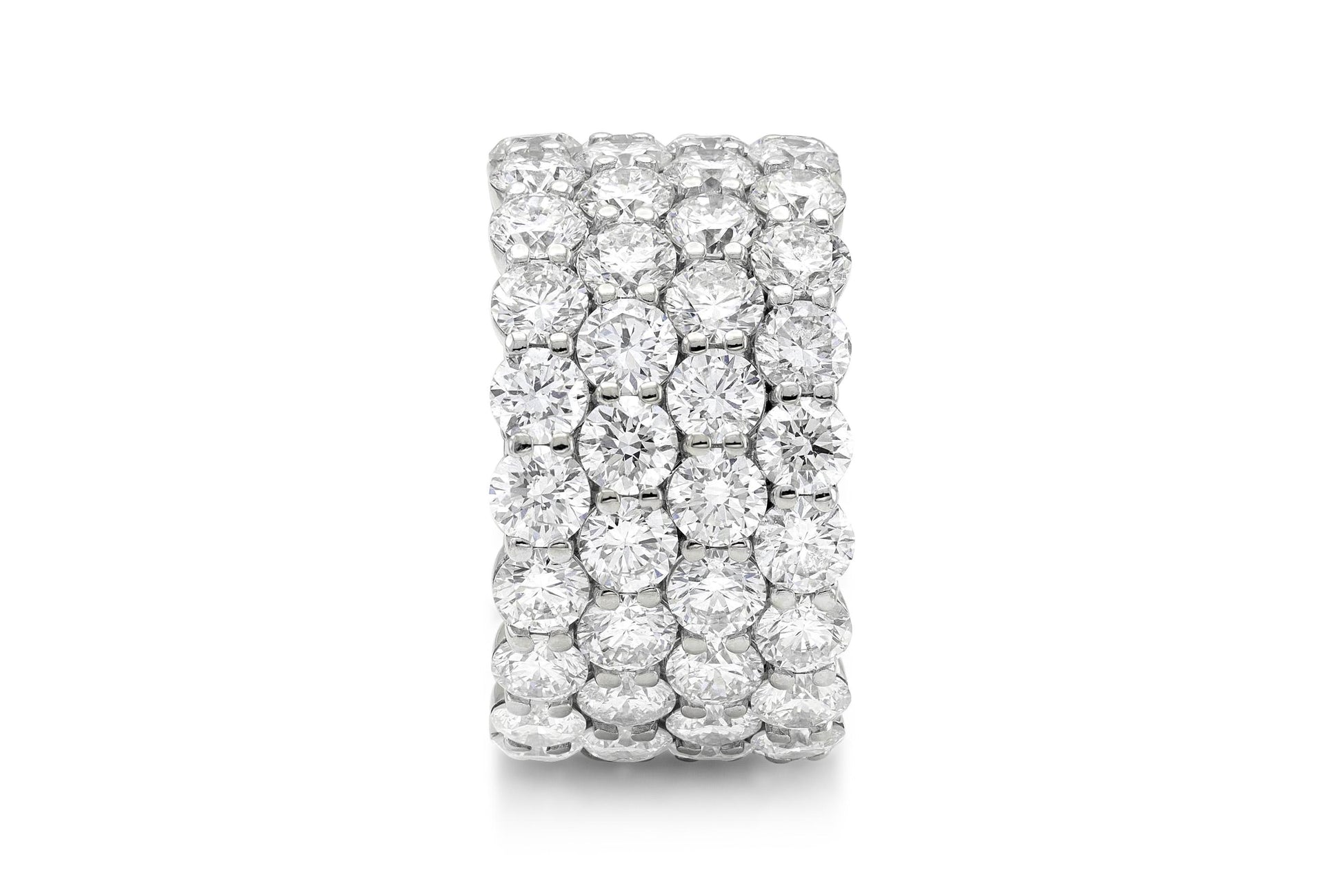 11.40 Carat Diamond Wide Band