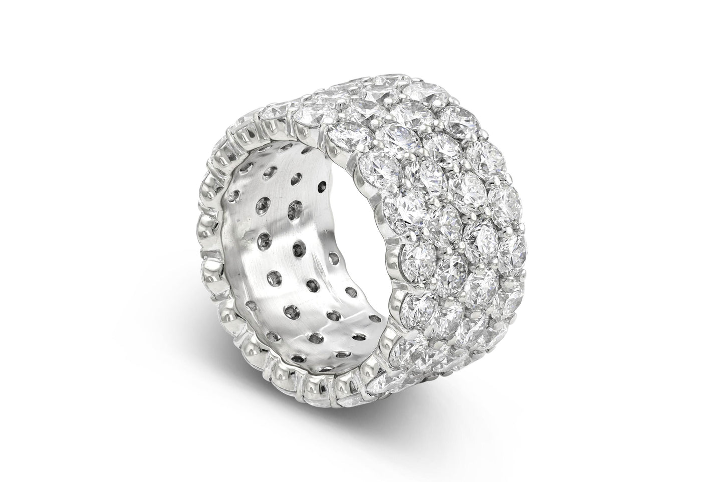 11.40 Carat Diamond Wide Band