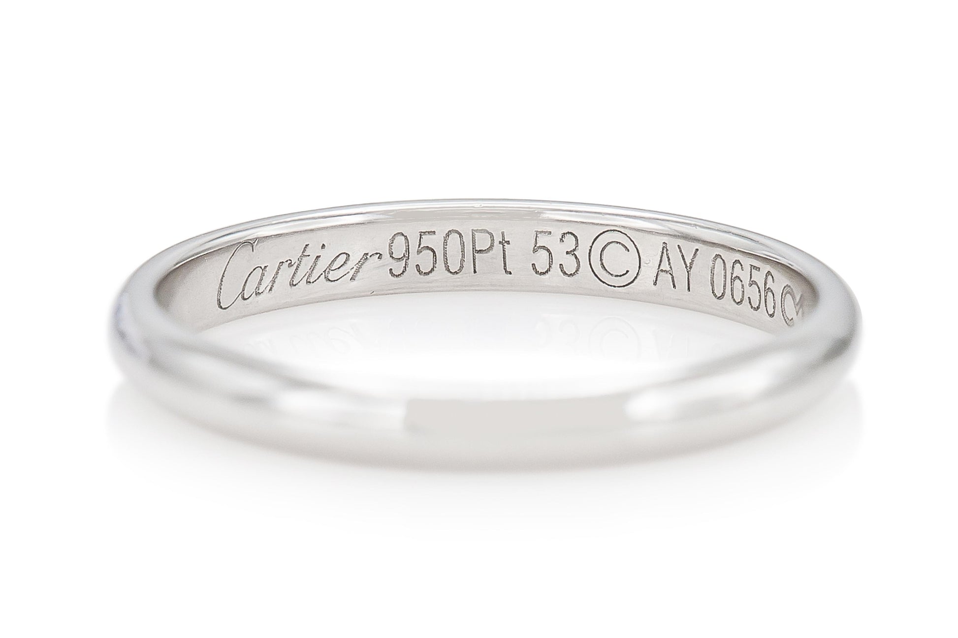 Cartier Platinum Wedding Band