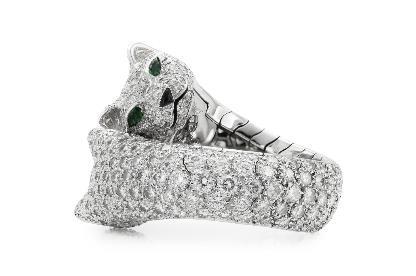 Cartier Double-Headed Panthere Ring with Diamonds