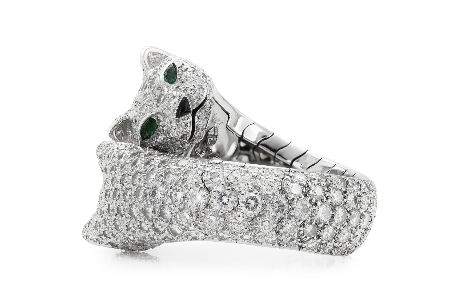 Cartier Double-Headed Panthere Ring with Diamonds