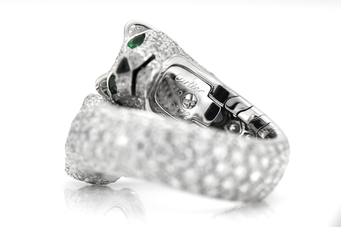 Cartier Double-Headed Panthere Ring with Diamonds