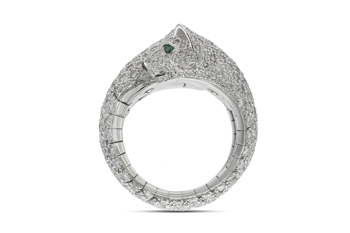 Cartier Double-Headed Panthere Ring with Diamonds