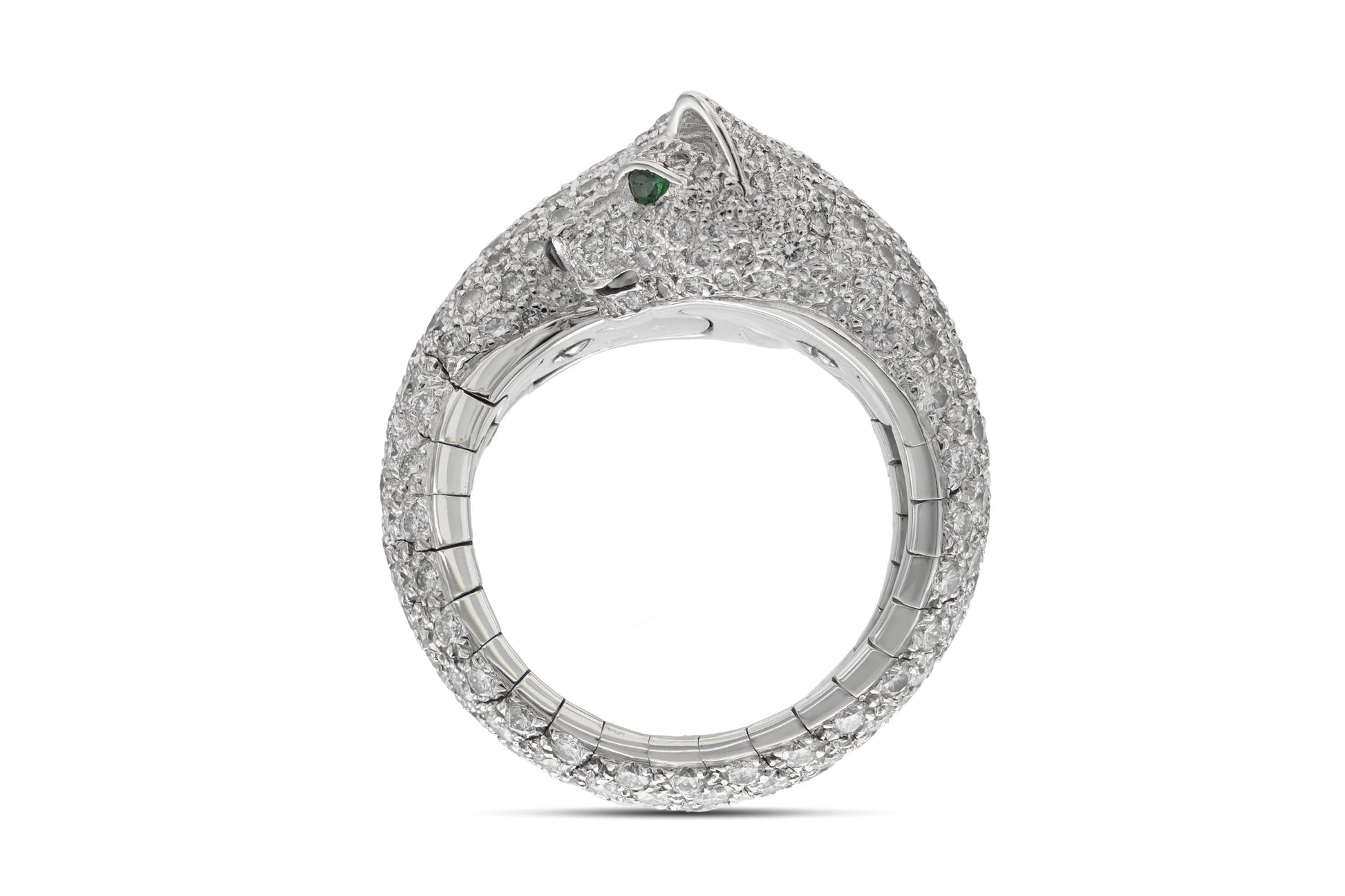 Cartier Double-Headed Panthere Ring with Diamonds
