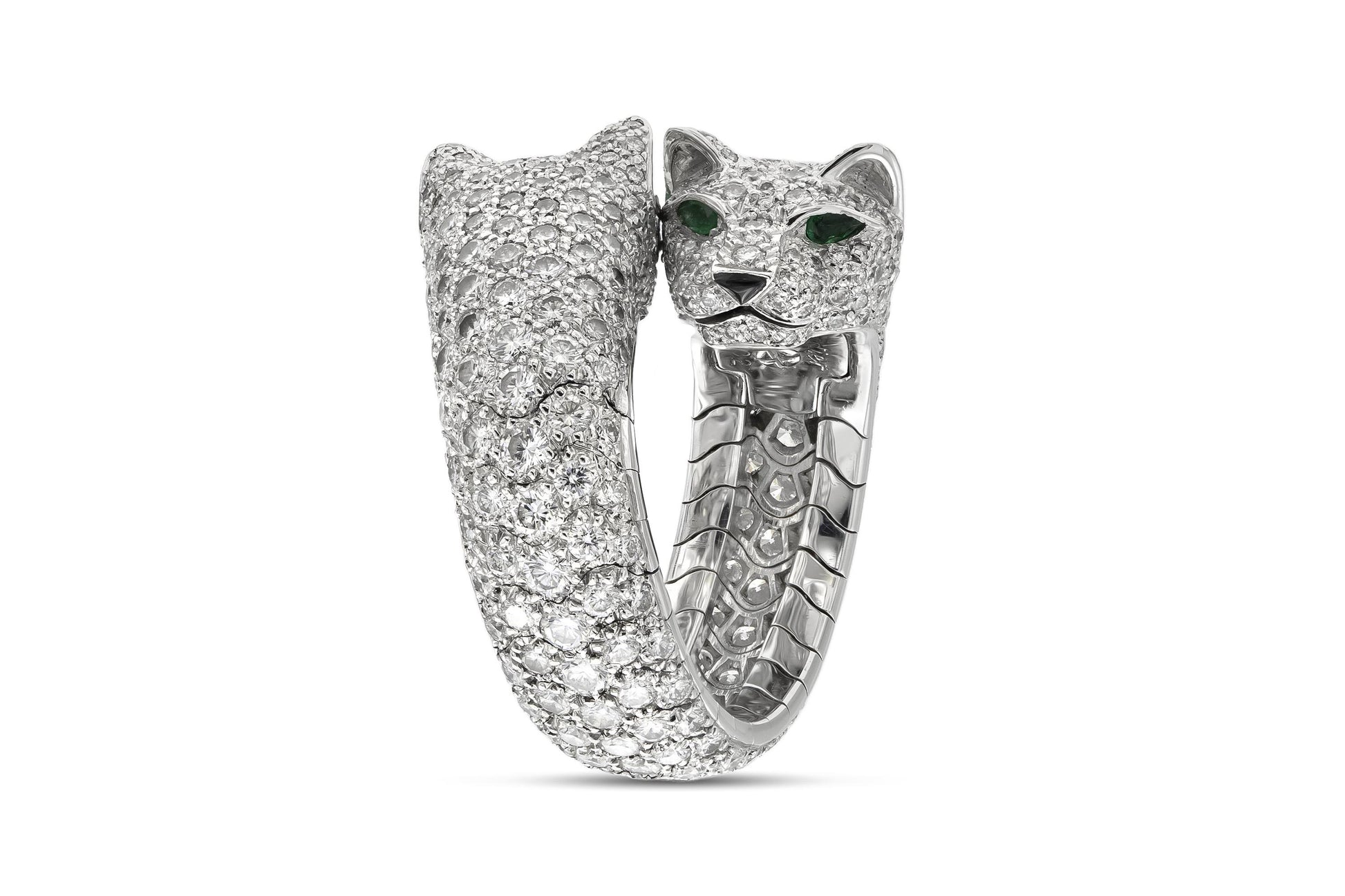 Cartier Double-Headed Panthere Ring with Diamonds