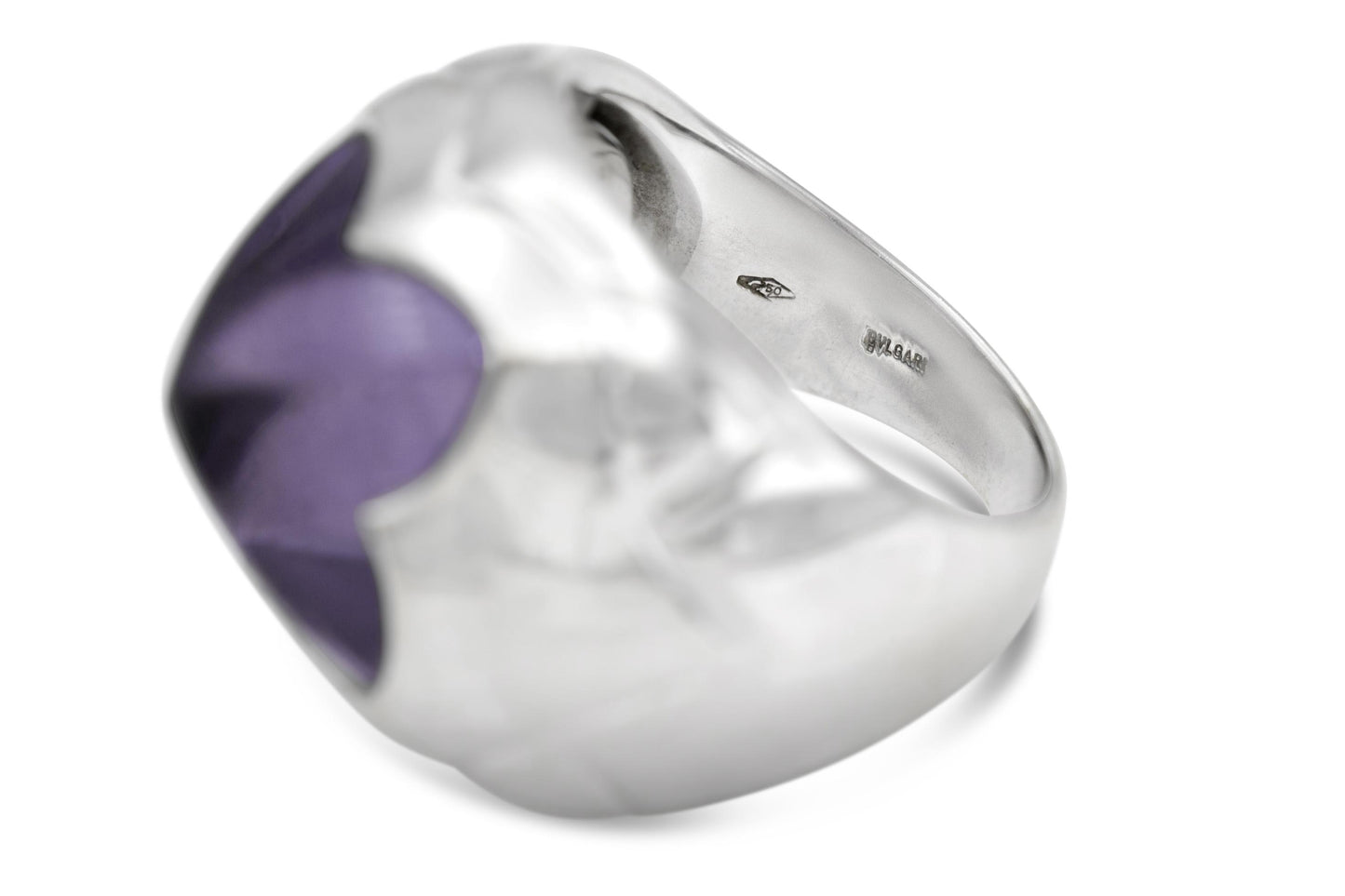 Bvlgari Amethyst Pyramid Ring