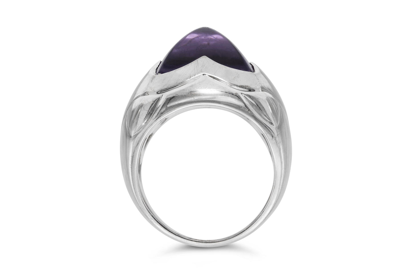 Bvlgari Amethyst Pyramid Ring