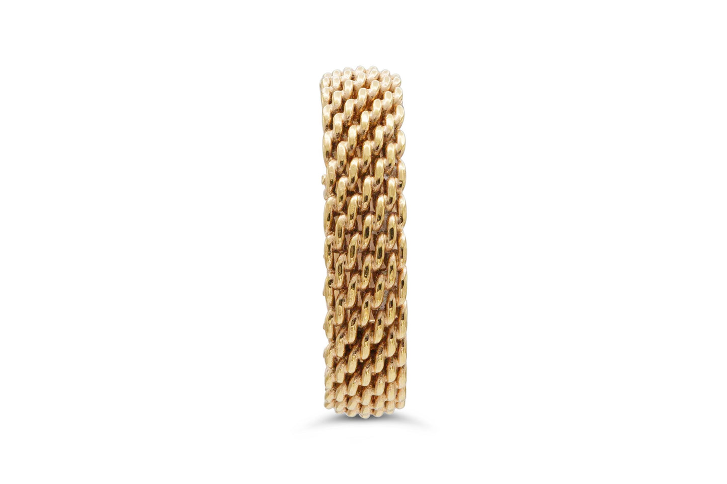 Tiffany & Co. Somerset Rigid Mesh Gold Ring