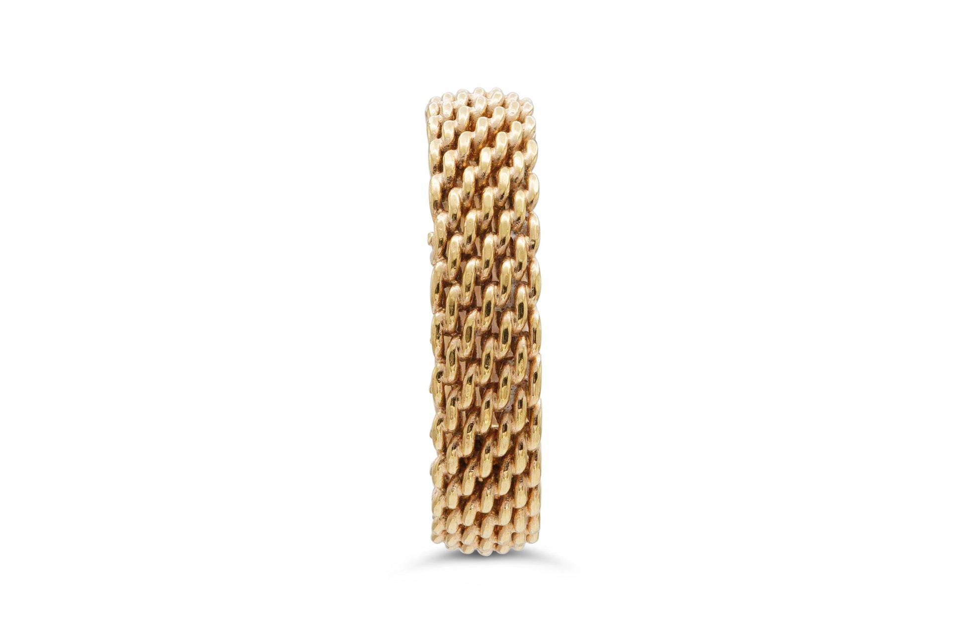 Tiffany & Co. Somerset Rigid Mesh Gold Ring