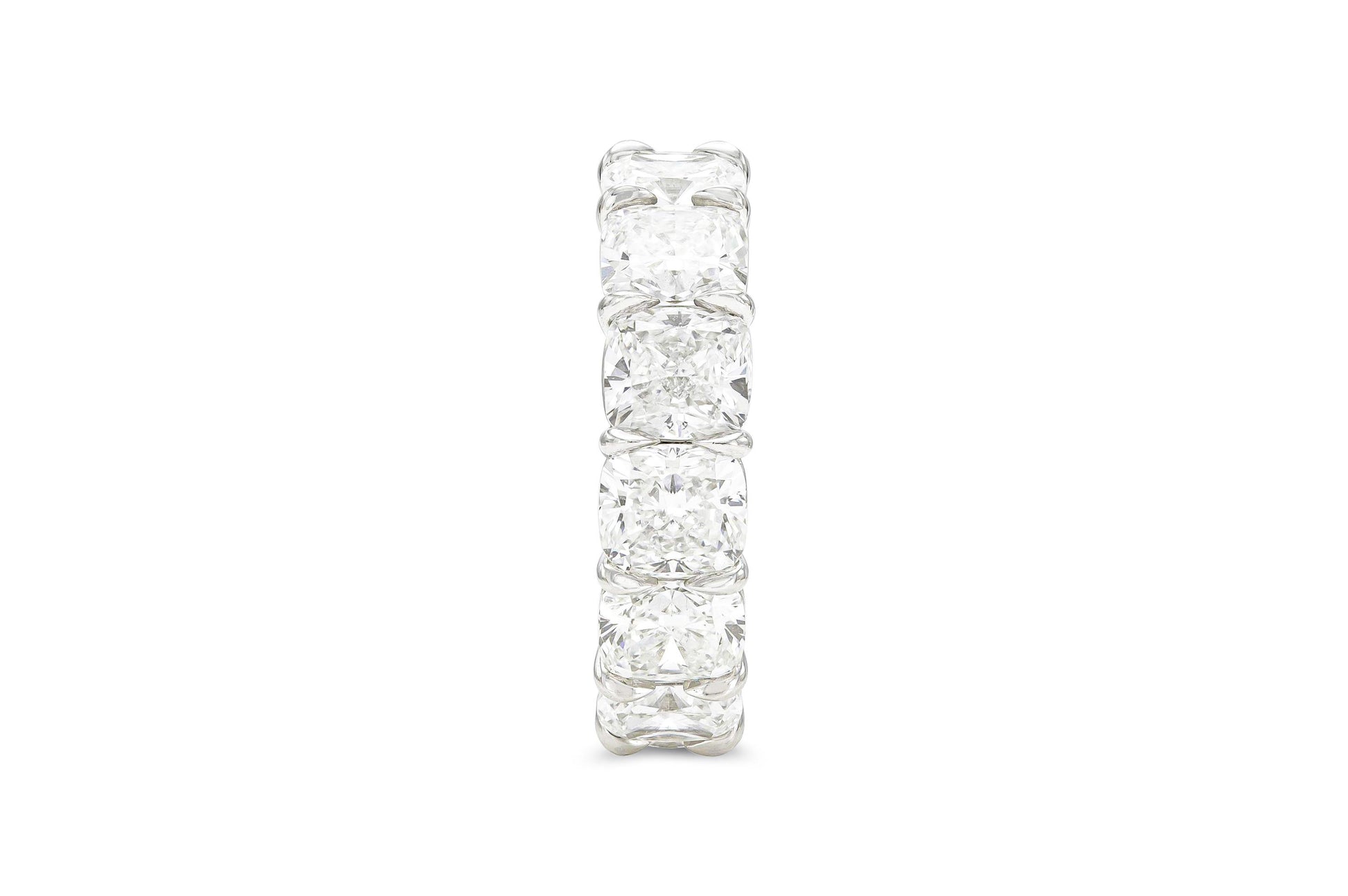13.38 Carat Cushion Cut Diamond Eternity Band