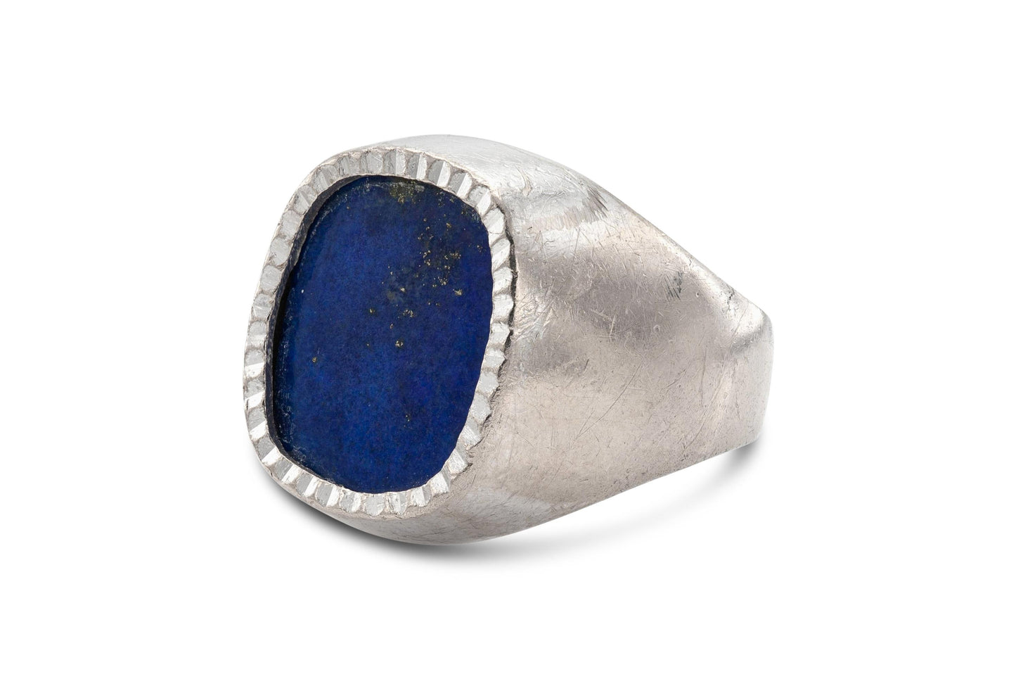 Vintage 1970s Lapis Lazuli Men's Ring