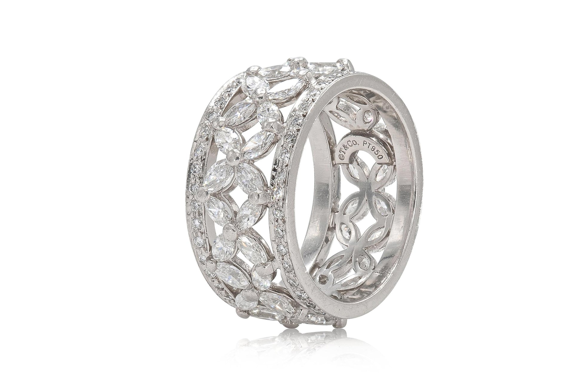 Tiffany & Co. Victoria® Platinum Diamond Band Ring