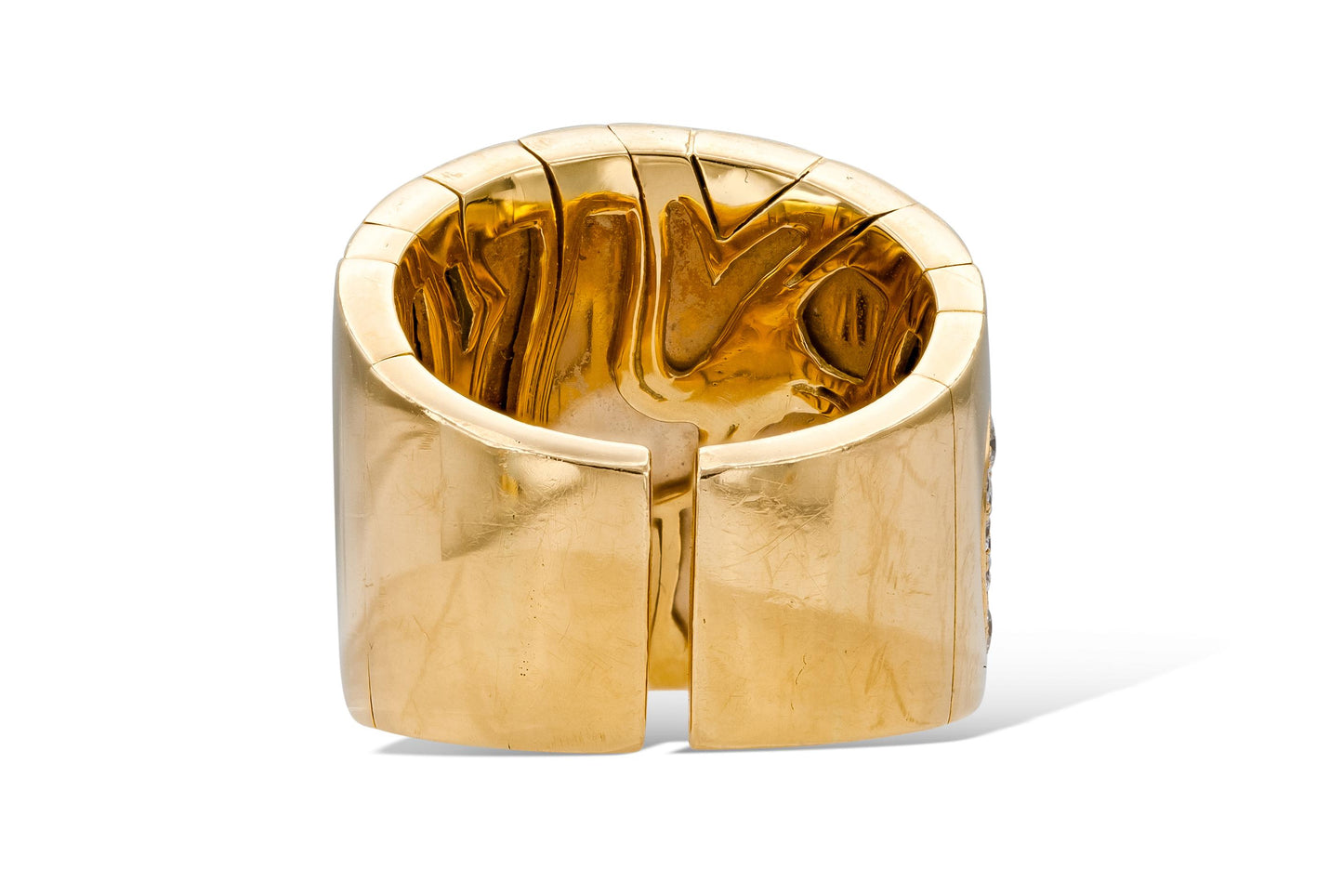 Vintage 1990s Marina B Ring with Diamonds