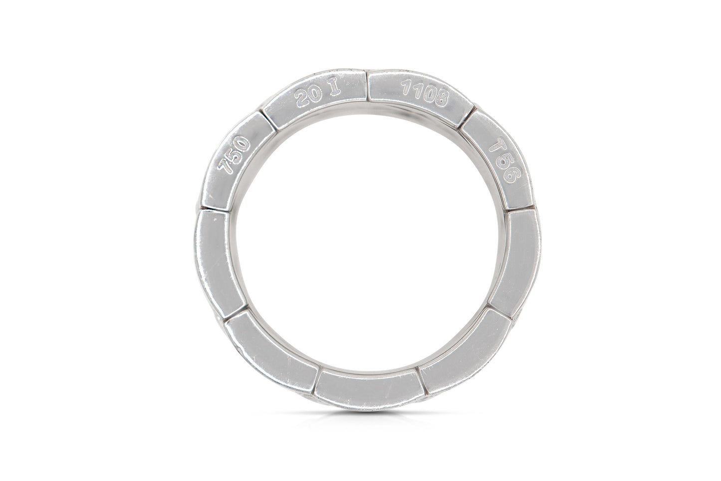 Chanel Matelasse Quilted Semi-Flexible Ring with Diamonds