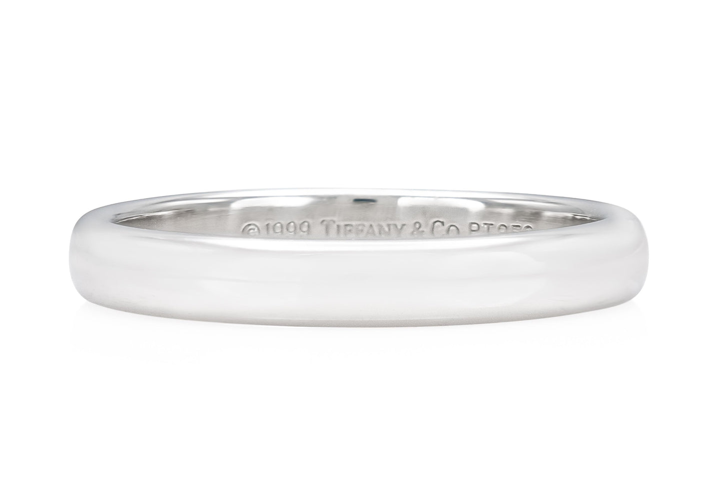 Vintage 1990s Tiffany & Co. Platinum Wedding Band