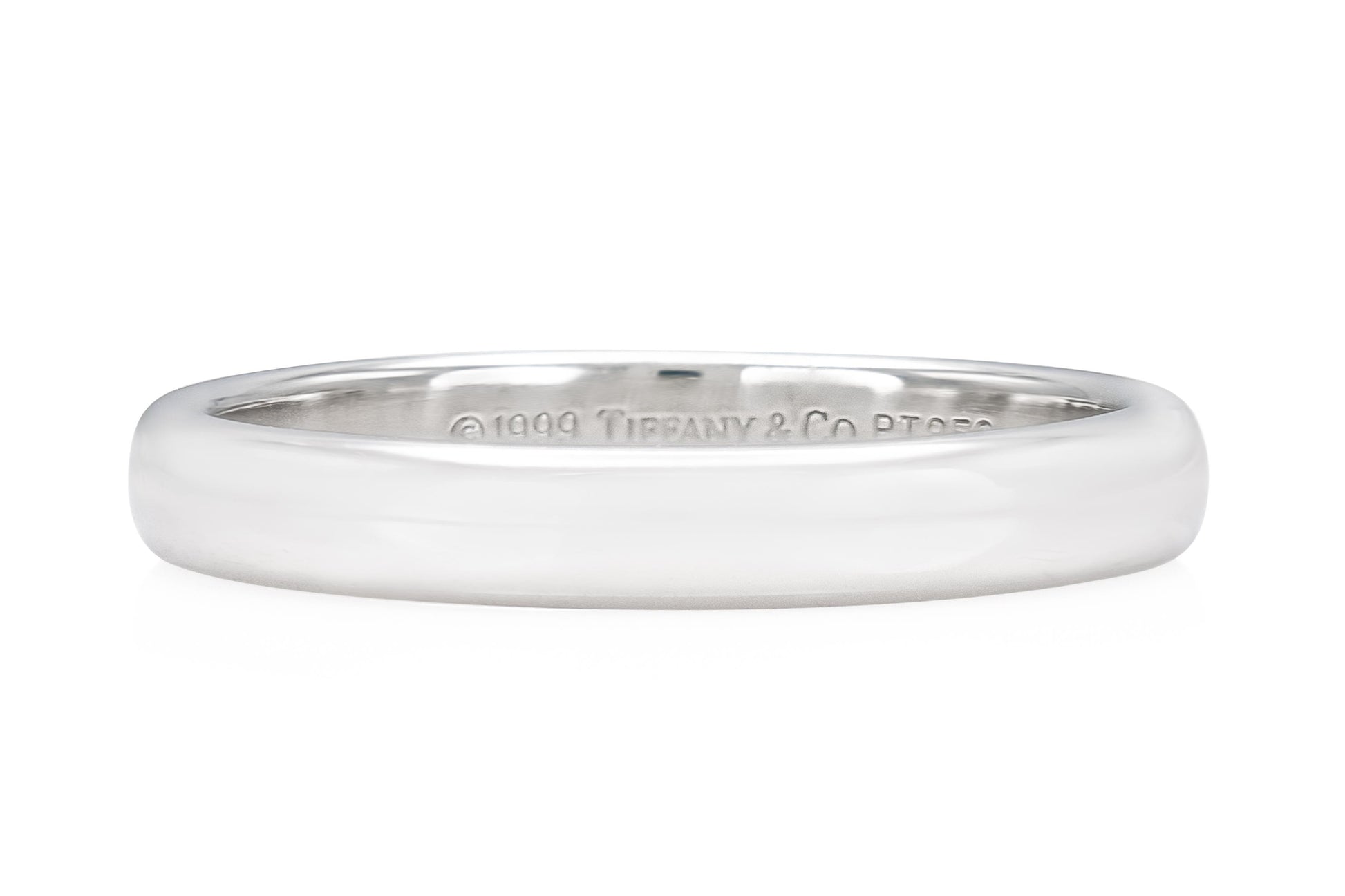 Vintage 1990s Tiffany & Co. Platinum Wedding Band