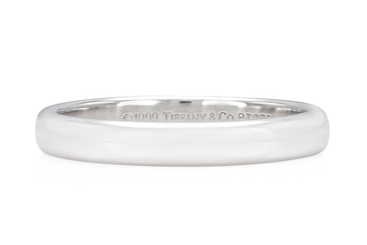 Vintage 1990s Tiffany & Co. Platinum Wedding Band