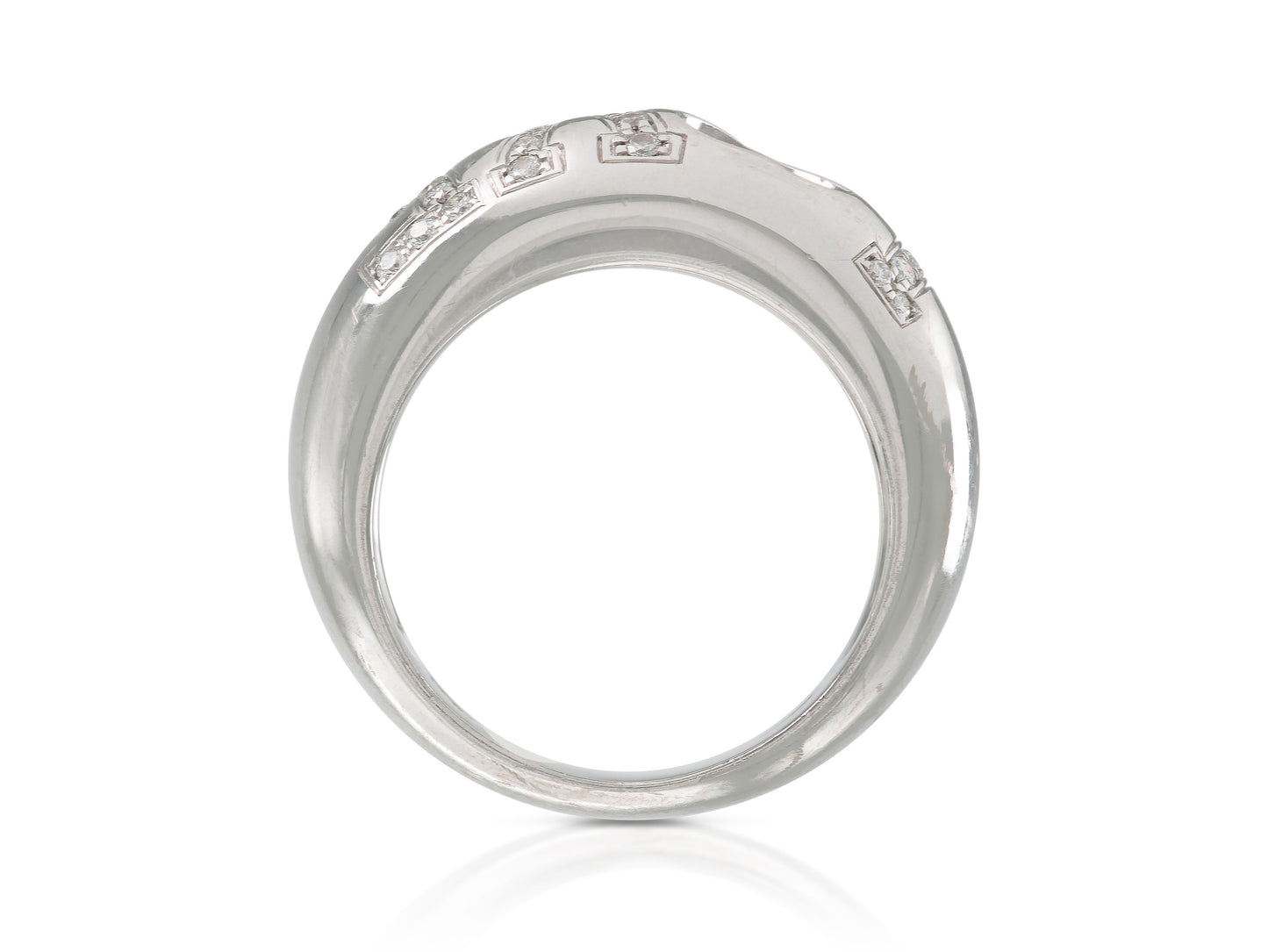 Vintage 1990s Chopard Happy Diamonds Love Ring