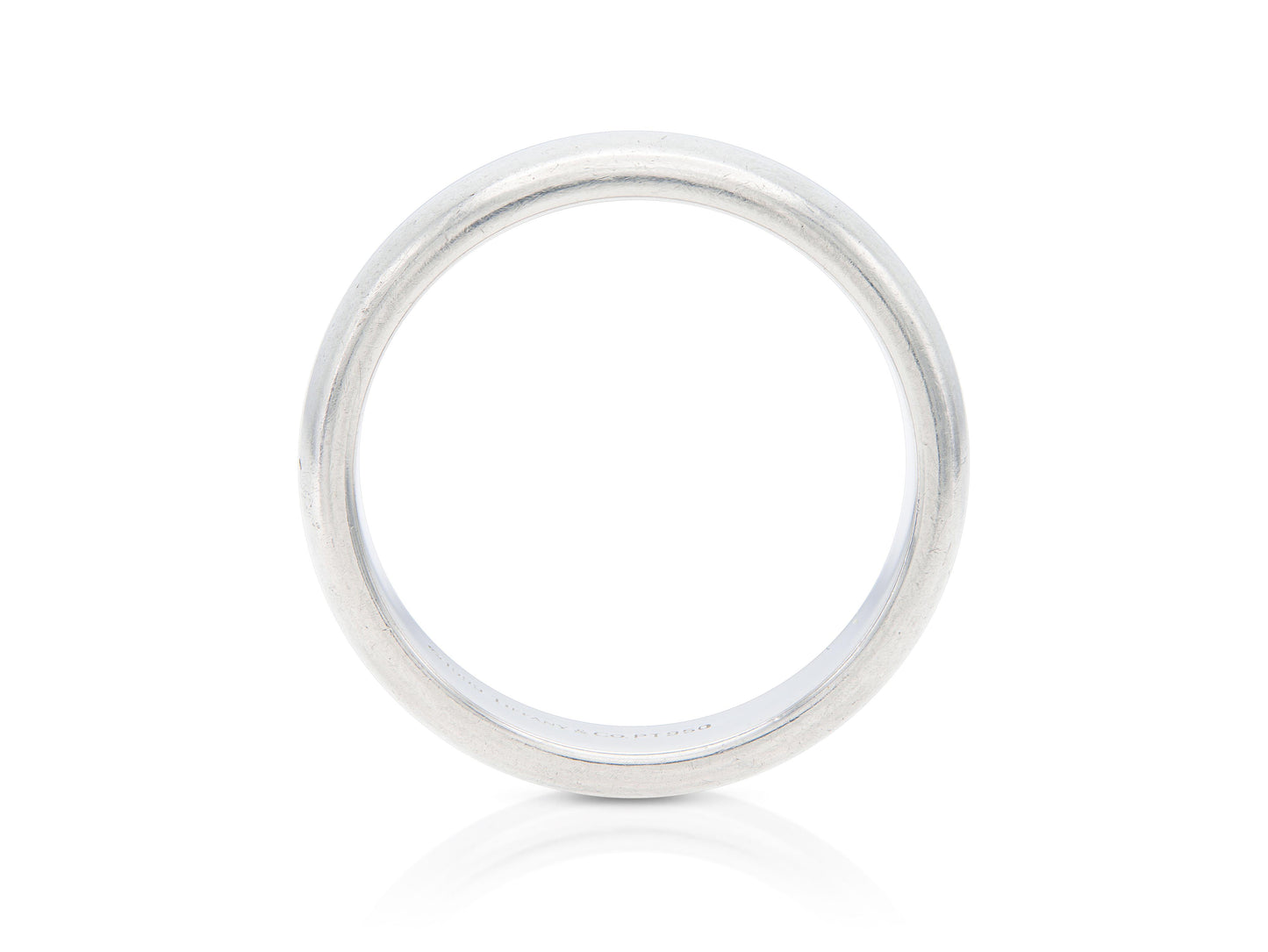 Vintage 1990s Tiffany & Co. Platinum Wedding Band