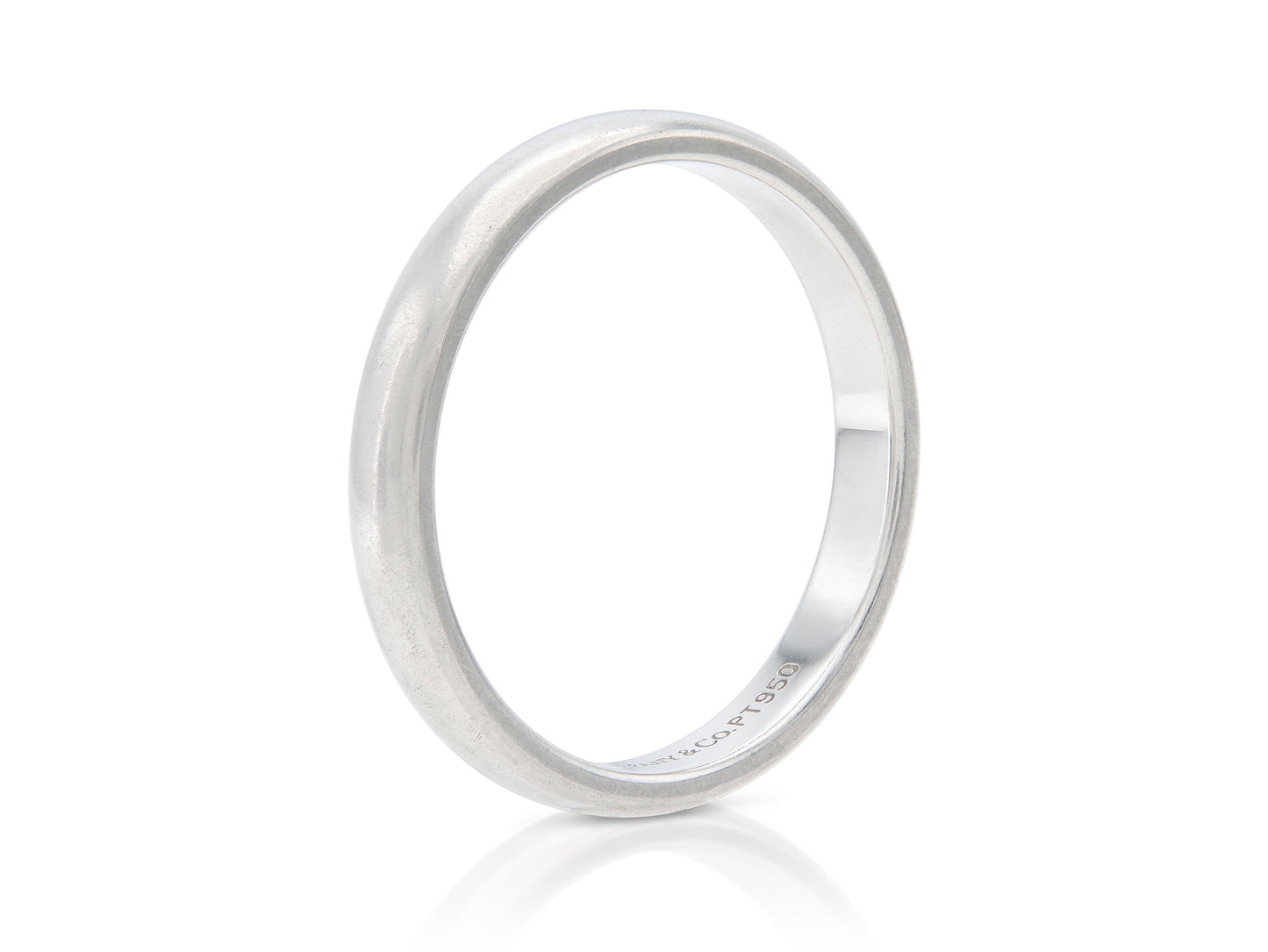 Vintage 1990s Tiffany & Co. Platinum Wedding Band