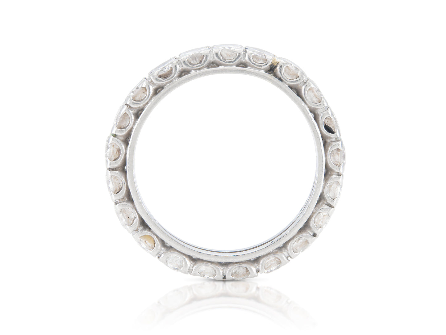 Vintage 1940s 1.50 Carat Diamond Eternity Band