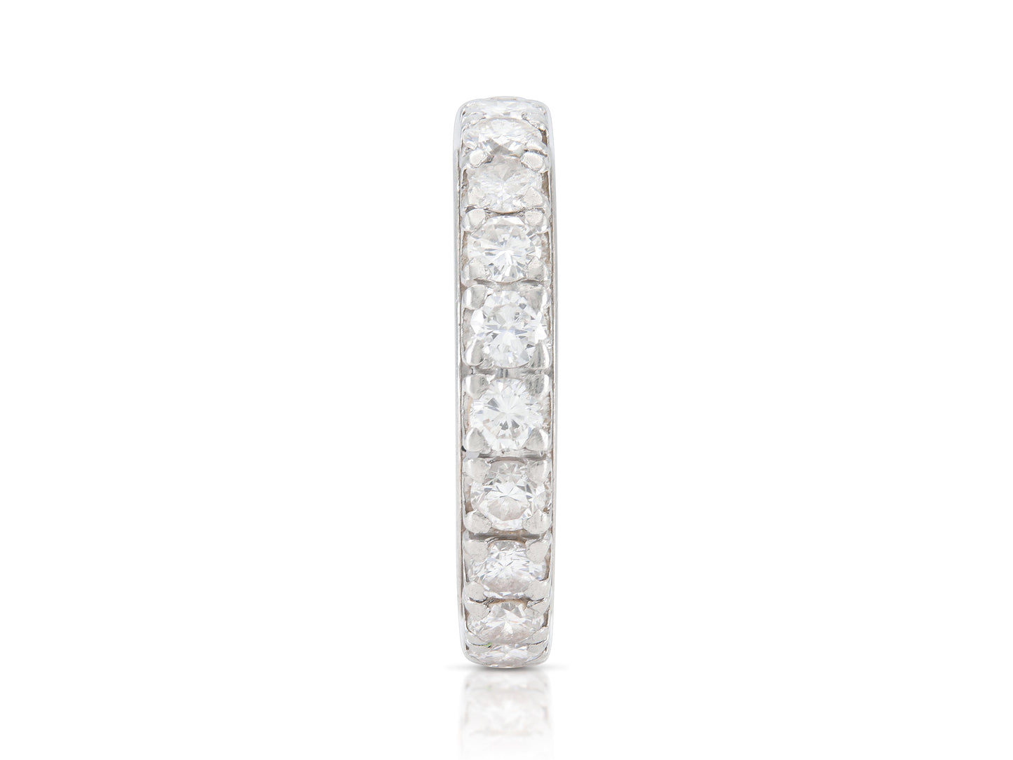Vintage 1940s 1.50 Carat Diamond Eternity Band