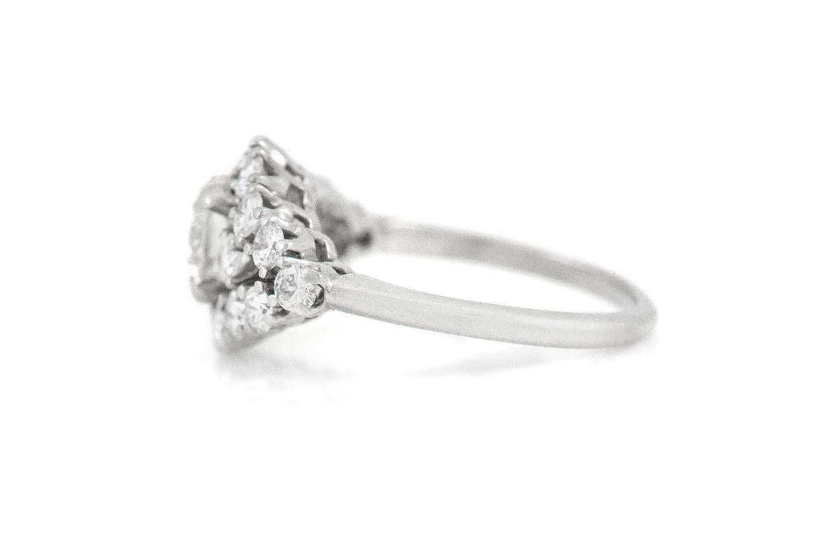 Vintage 1950s 1.90 Carat Diamond Ring