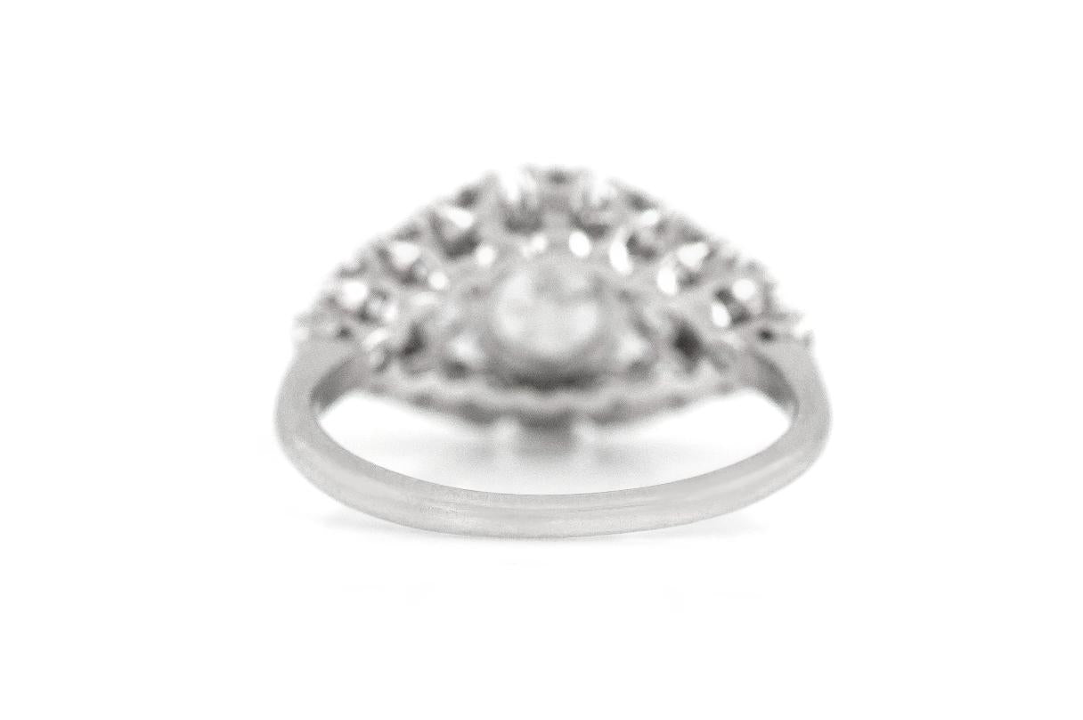 Vintage 1950s 1.90 Carat Diamond Ring