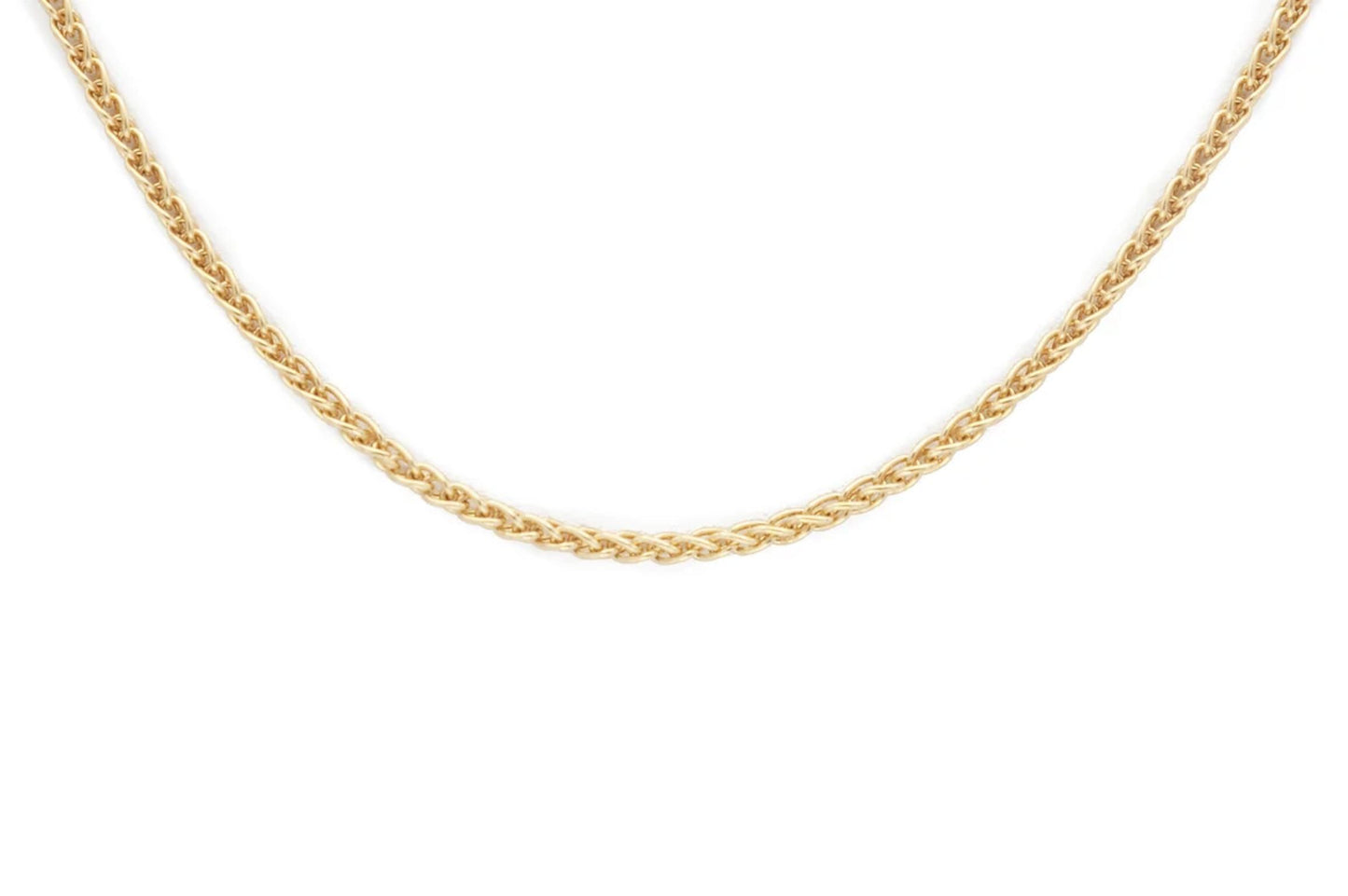 Gold Franco Box Long Chain Necklace