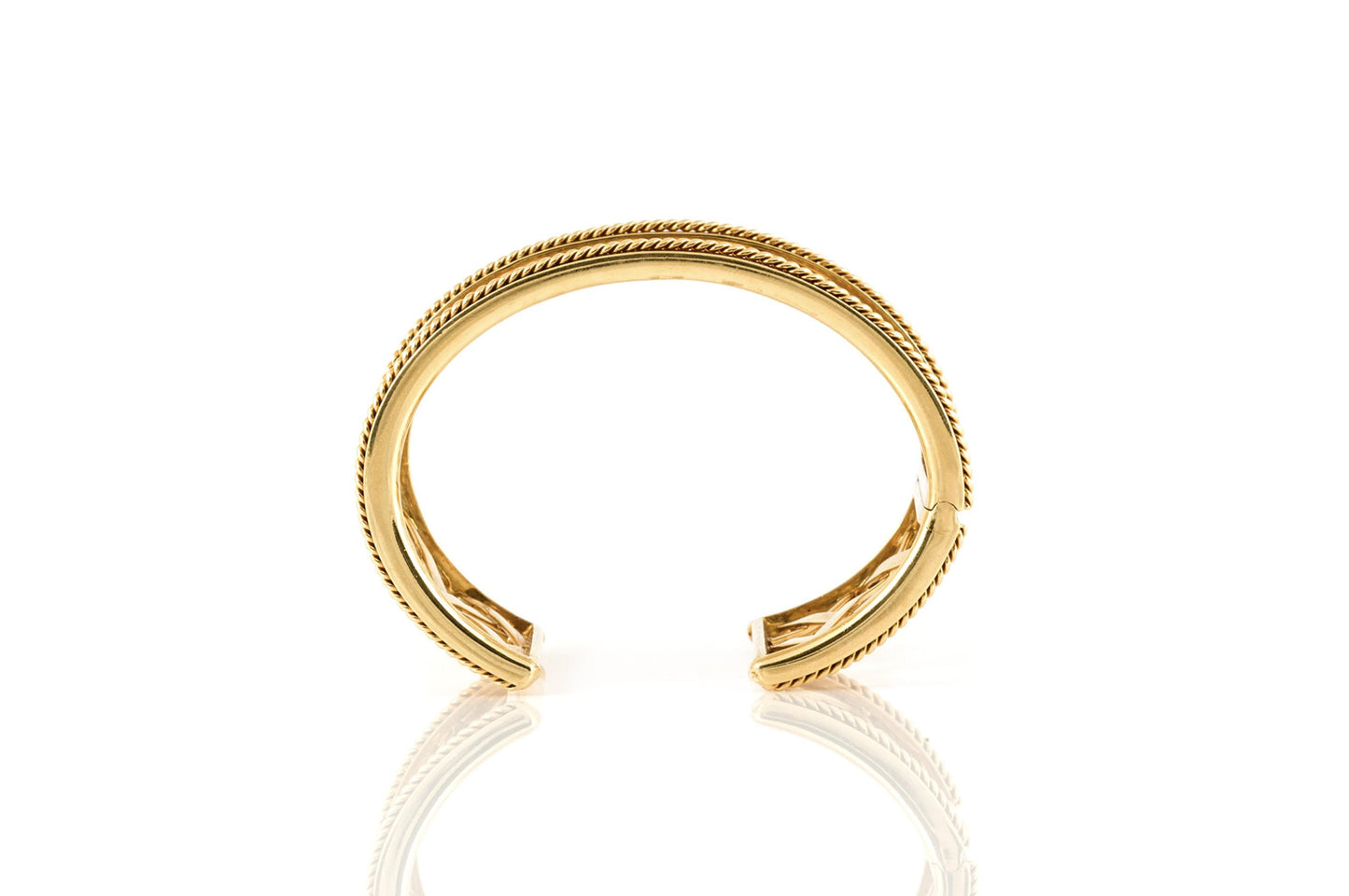 Gold Cage Cuff Bracelet