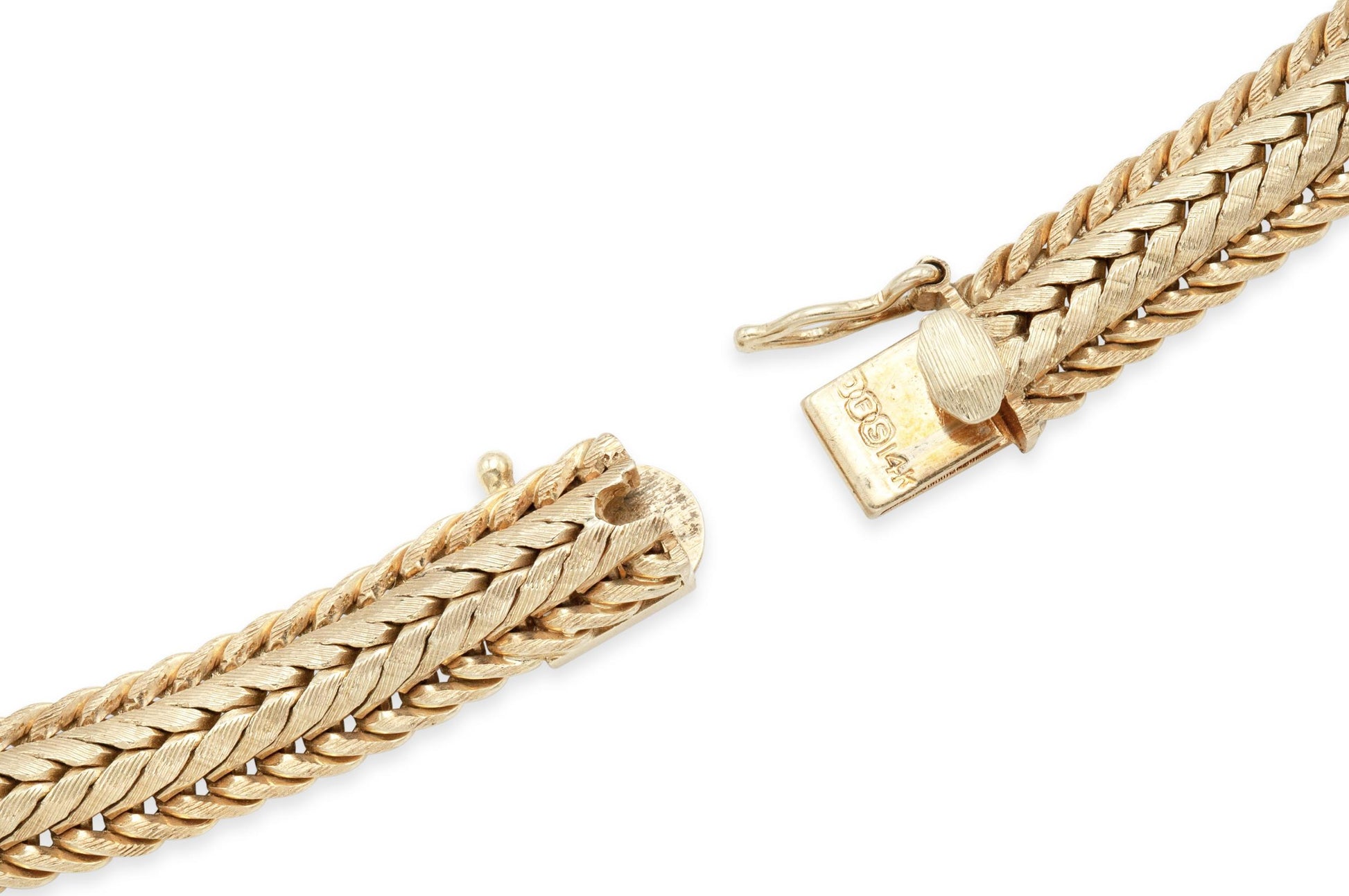 Vintage 1940s Retro Gold Arrow Necklace with Diamonds
