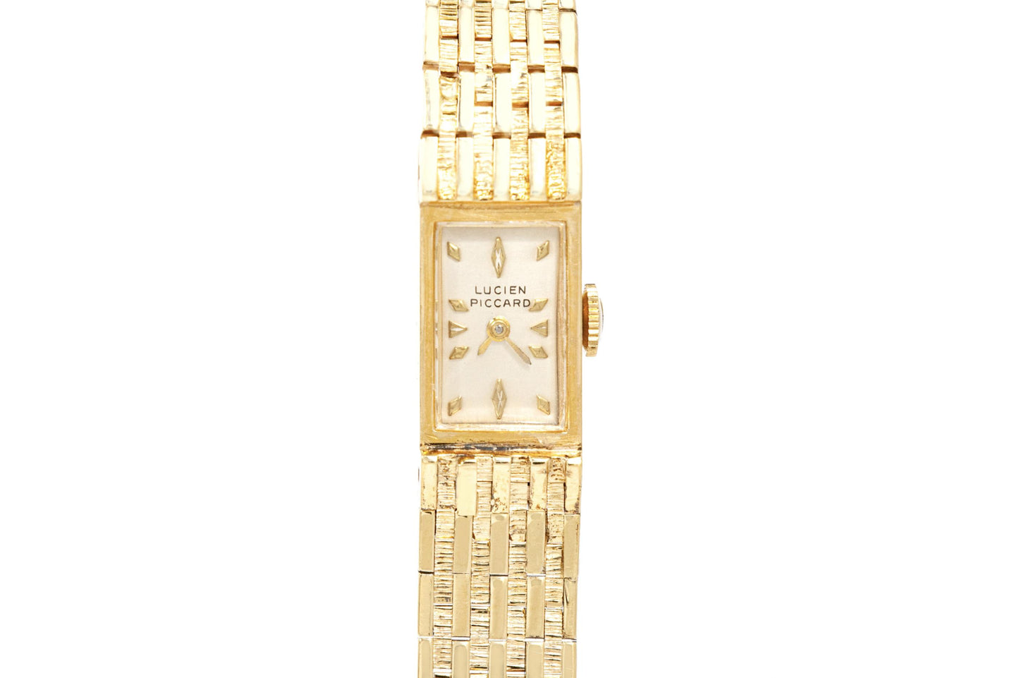Vintage 1940s Retro Lucien Piccard for Tiffany & Co. Gold Watch