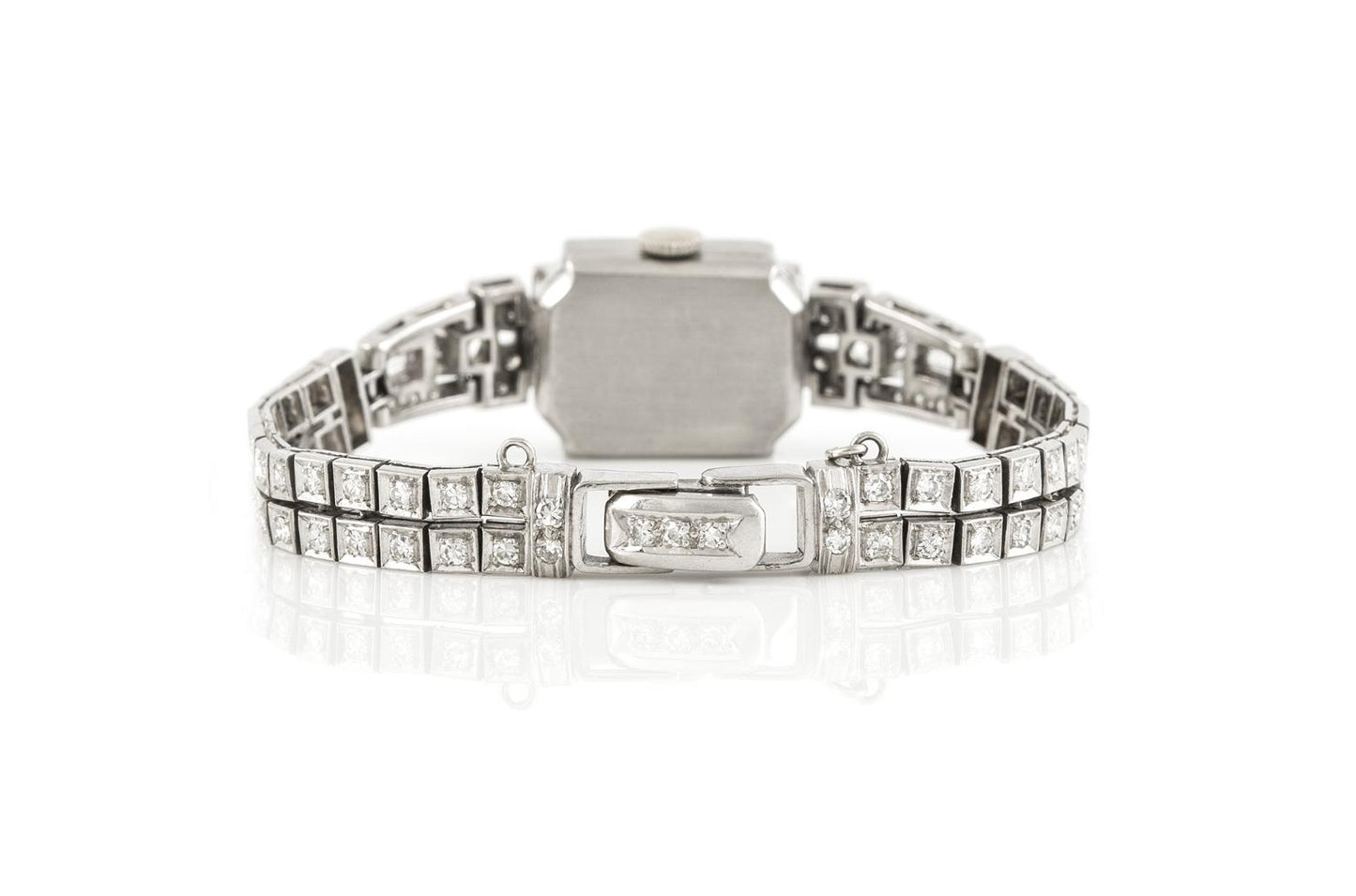Vintage 1940s Kent 5.28 Carat Diamond Watch