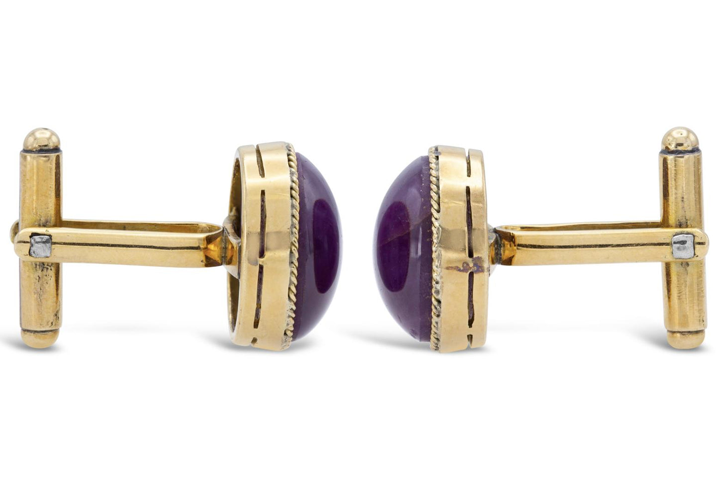 Vintage 1950s 20.00 Carat Star Ruby Cufflinks