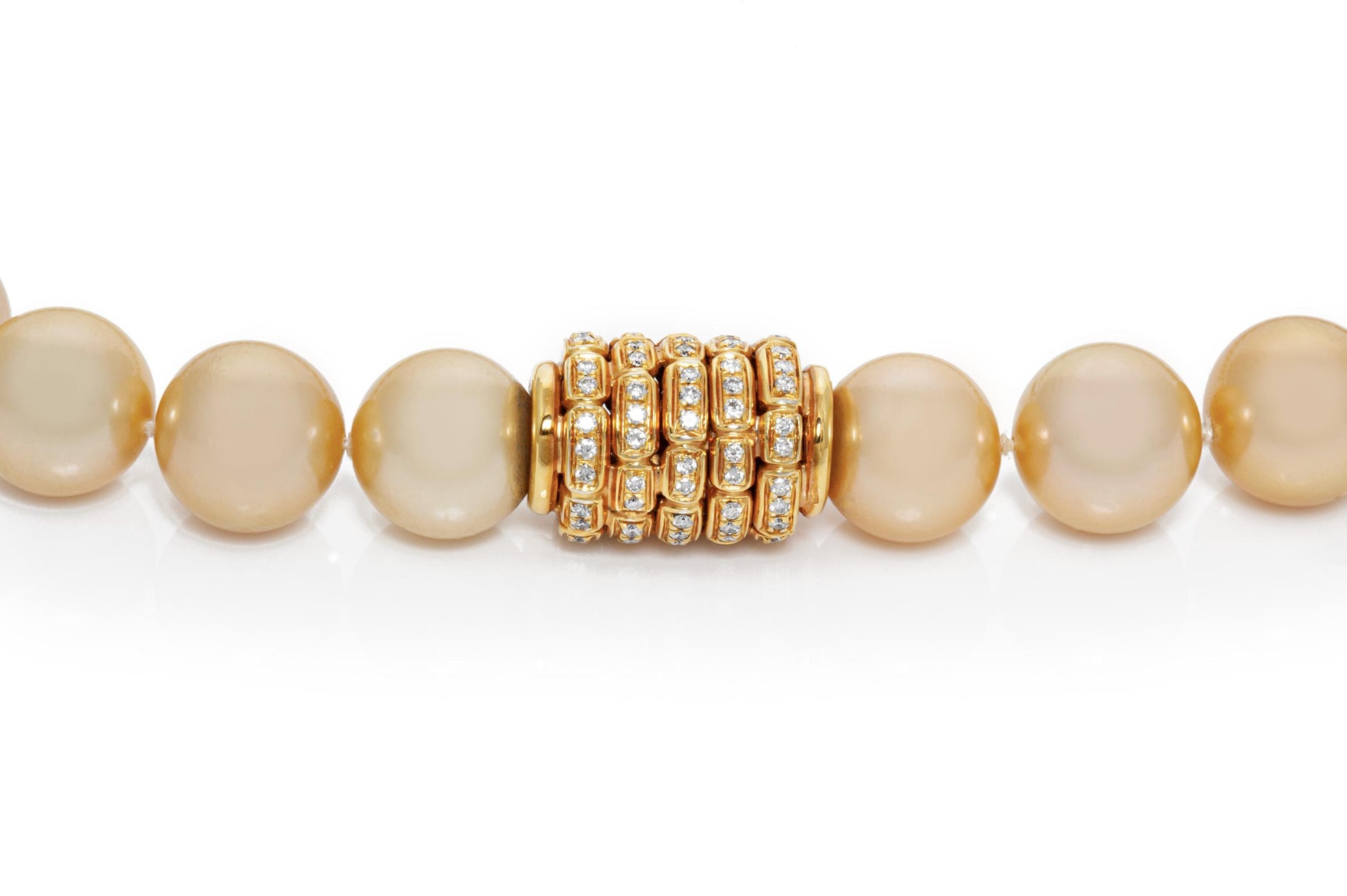 Golden Pearl Necklace