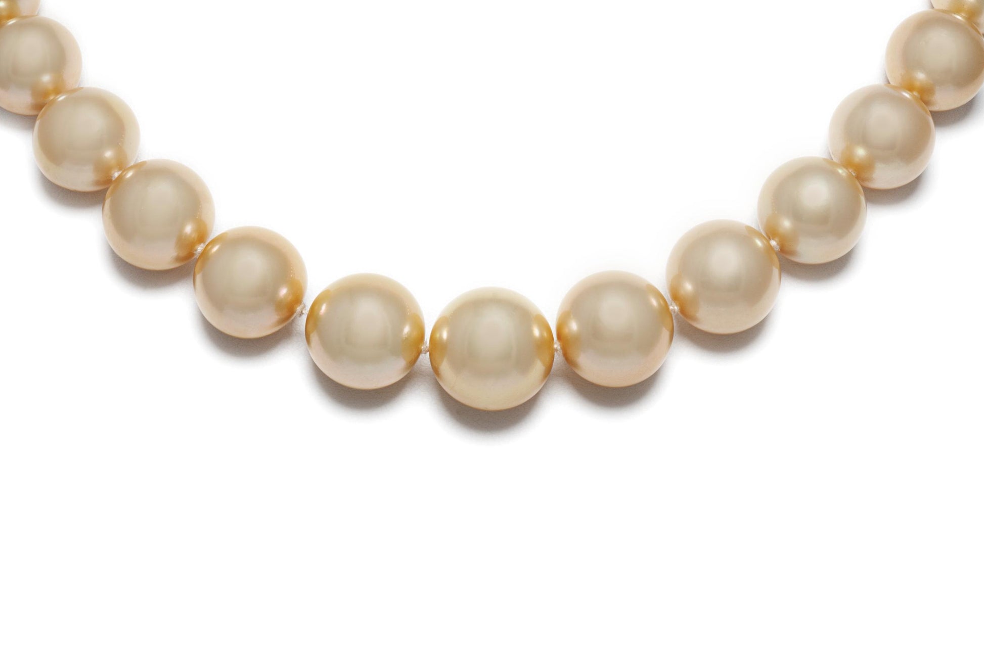 Golden Pearl Necklace