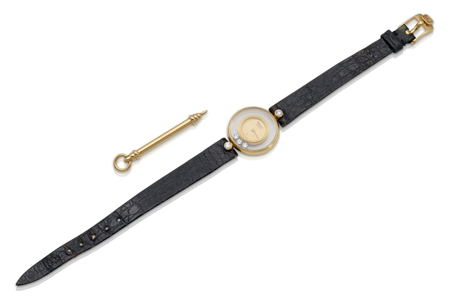 Vintage 1990s Chopard Happy Diamonds Ladies Watch