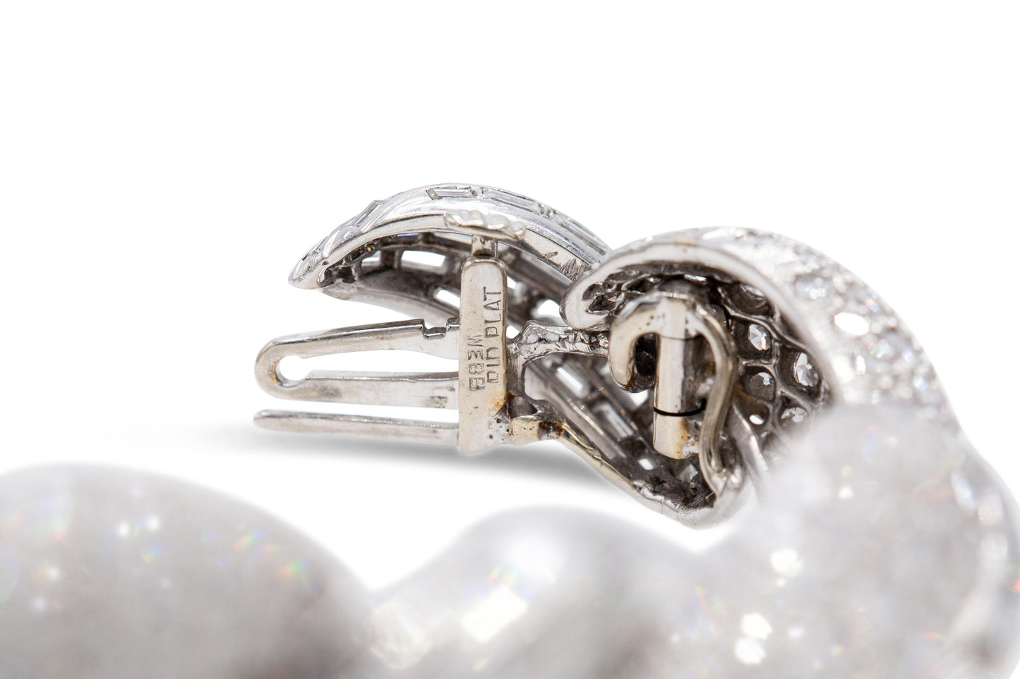 Vintage 1960s David Webb Concealed Dial Diamond Watch Bracelet