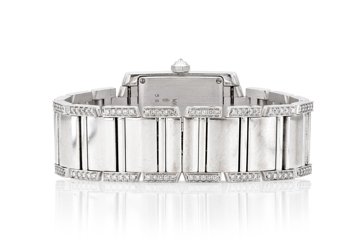 Cartier Tank Francais Watch with Diamonds