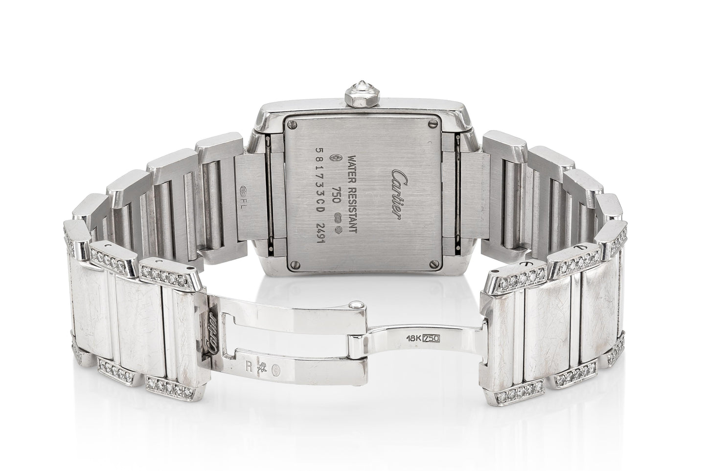 Cartier Tank Francais Watch with Diamonds