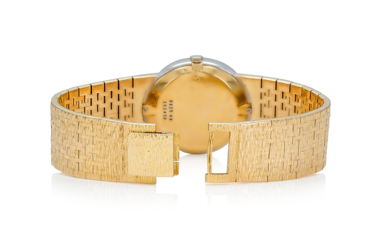 Vintage 1960s Piaget Gold Watch with Diamonds