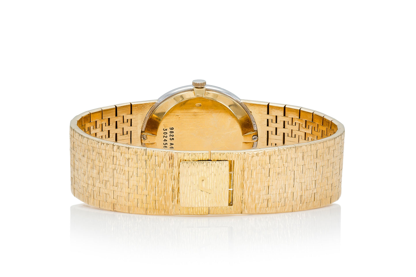 Vintage 1960s Piaget Gold Watch with Diamonds