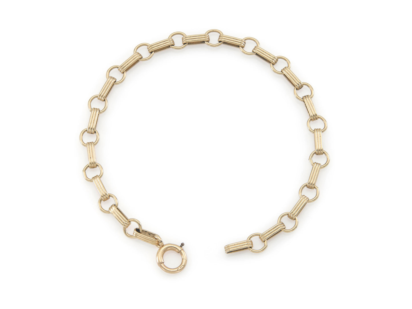 Vintage 1950s Gold Link Bracelet