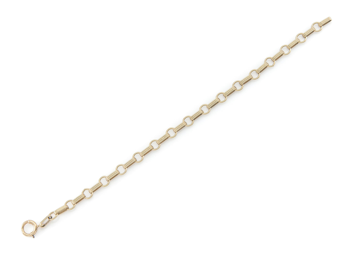 Vintage 1950s Gold Link Bracelet