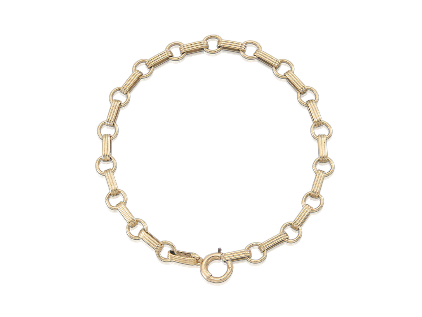 Vintage 1950s Gold Link Bracelet